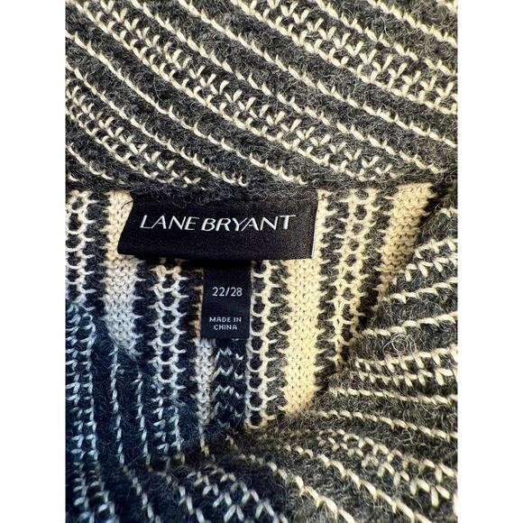 Gray Wool Blend Poncho Sweater - Picture 5 of 8